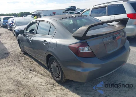 2012 Honda Civic Hf z USA, uszkodzony, nr VIN 2HGFB2F62CH546778